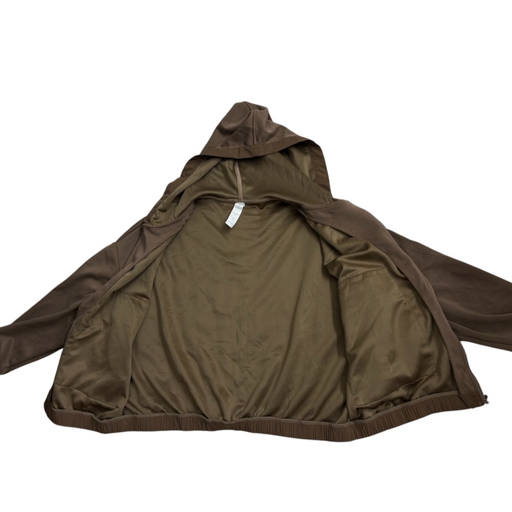 ODODOS Women's Light Brown Hooded Jacket - Picture 10 of 13